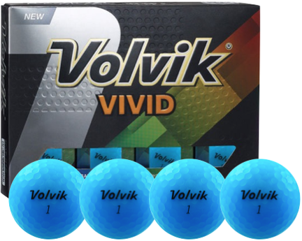 Golfový míček Volvik Vivid Blue