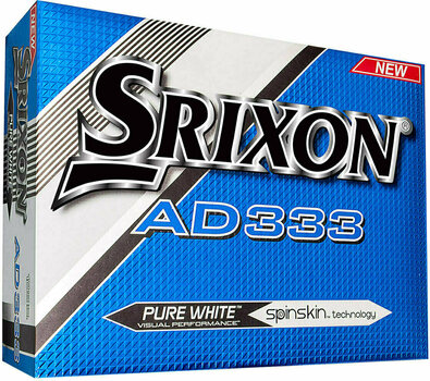 Нова топка за голф Srixon AD333 White - 1