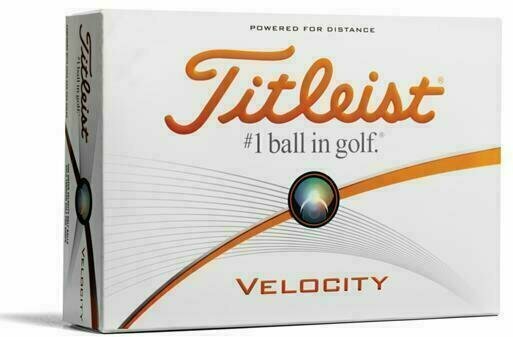 Nova loptica za golf Titleist Velocity Ball White - 1