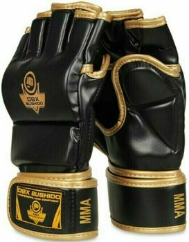 Бокс и ММА ръкавици DBX Bushido E1v8 MMA Черeн-Златен M - 1