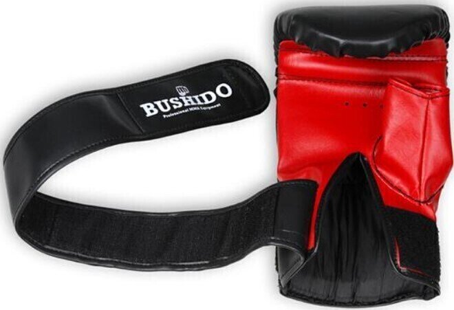 Boxerské a MMA rukavice DBX Bushido RP4 Černá-Červená UNI