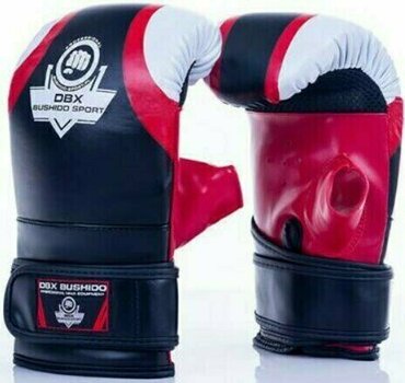 Box und MMA-Handschuhe DBX Bushido DBX-B-131b Schwarz-Rot-Weiß L - 1