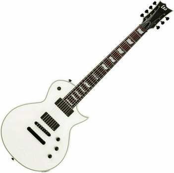 7-string Electric Guitar ESP LTD EC-407 Snow White - 1
