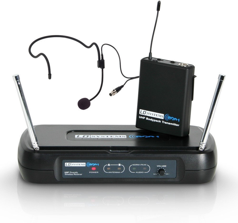 Draadloos Headset-systeem LD Systems Eco 2 BPH 1: 863.1 MHz
