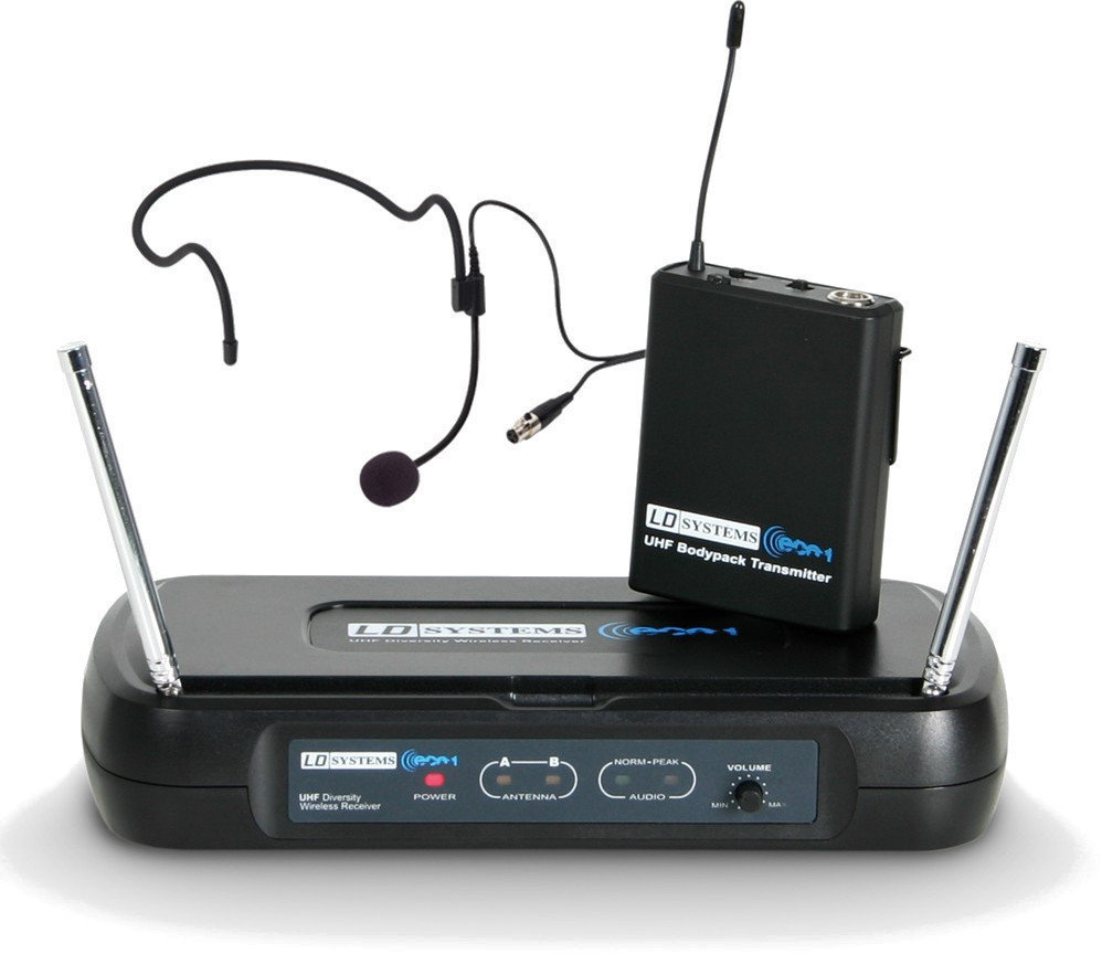 Wireless Headset LD Systems Eco 2 BPH B6I: 630,2 MHz