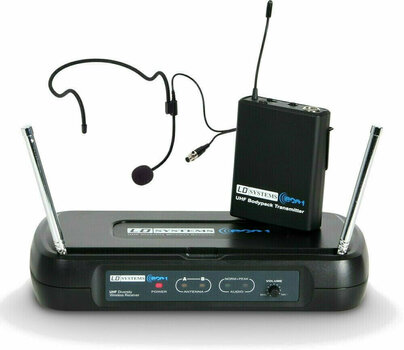 Безжични слушалки с микрофон LD Systems Eco 2 BPH B6II: 633,4 MHz - 1