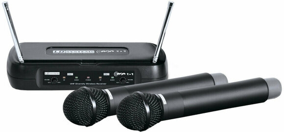 Conjunto de microfone de mão sem fios LD Systems Eco 2X2 HHD 2: 863.9 MHz & 864.9 MHz - 1