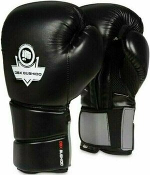 Boxing and MMA gloves DBX Bushido B-2v9 Black/Grey 10 oz - 1