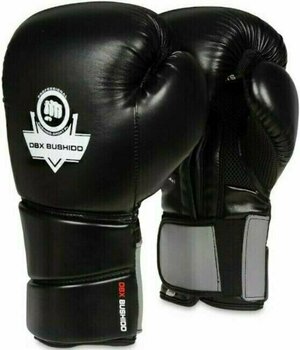 Rękawice bokserskie i MMA DBX Bushido B-2v9 Black/Grey 14 oz - 1