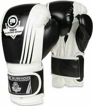 Gant de boxe et de MMA DBX Bushido B-2v3A White/Black 10 oz - 1