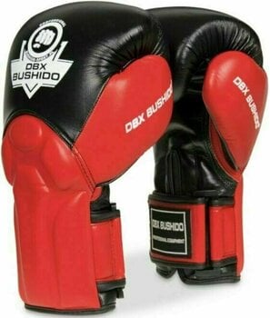 Boxerské a MMA rukavice DBX Bushido BB1 Černá-Červená 10 oz - 1