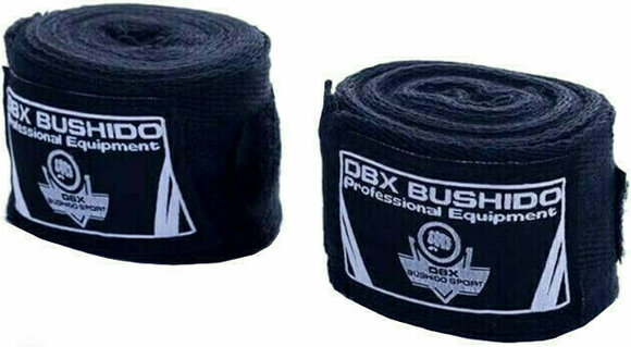 Boxerská bandáž DBX Bushido Boxerská bandáž Černá 4 m - 1