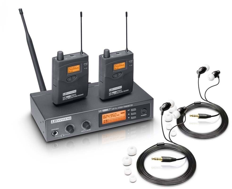 Brezžični in-ear monitoring LD Systems Mei 1000 G2 Bundle