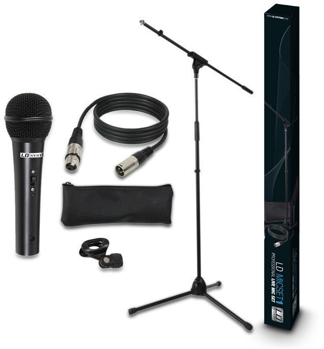 Vocal Dynamic Microphone LD Systems Mic Set 1 Vocal Dynamic Microphone
