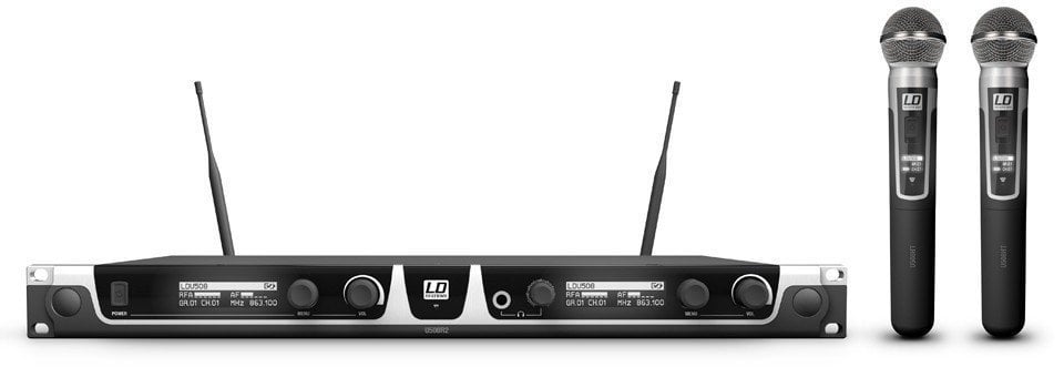 Set Microfoni Palmari Wireless LD Systems U508 HHD 2