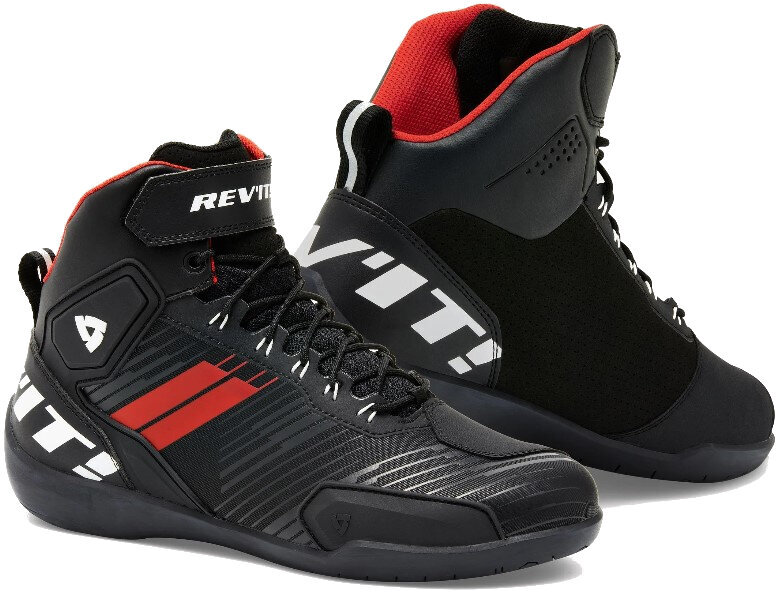 Motociklističke čizme Rev'it! G-Force Black/Neon Red 41 Motociklističke čizme