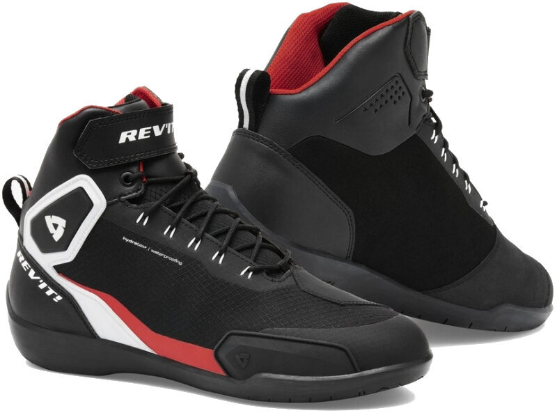 Motociklističke čizme Rev'it! G-Force H2O Black/Neon Red 42 Motociklističke čizme
