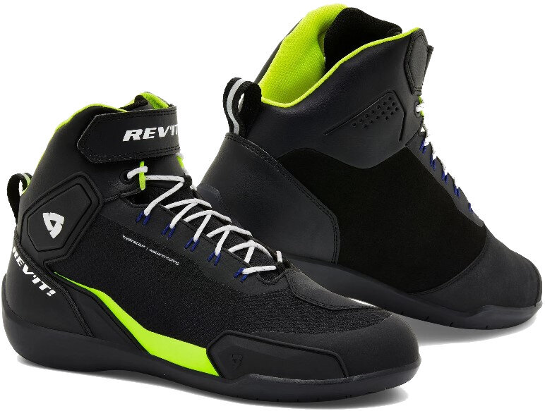 Αθλητικές Μπότες Μηχανής Rev'it! G-Force H2O Black/Neon Yellow 42 Αθλητικές Μπότες Μηχανής