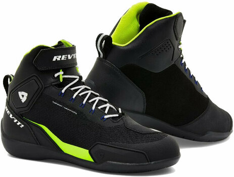Motorcycle Boots Rev'it! G-Force H2O Black/Neon Yellow 42 Motorcycle Boots - 1