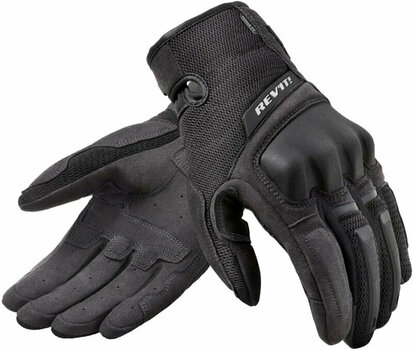 Motorcycle Gloves Rev'it! Volcano Ladies Black XL Motorcycle Gloves - 1