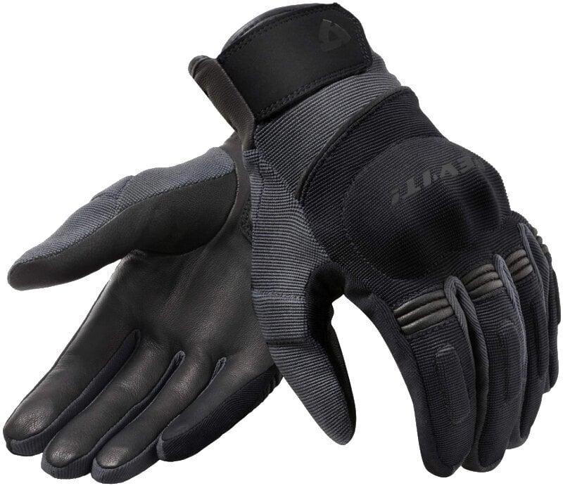 Motorcycle Gloves Rev'it! Mosca H2O Black/Anthracite 2XL Motorcycle Gloves