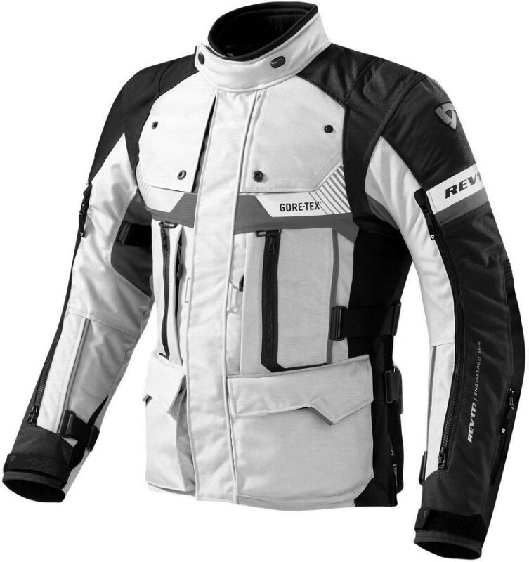 Textile Jacket Rev'it! Defender Pro GTX Grey-Black 2XL Textile Jacket