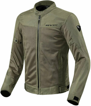 Textile Jacket Rev'it! Eclipse Dark Green 2XL Textile Jacket - 1
