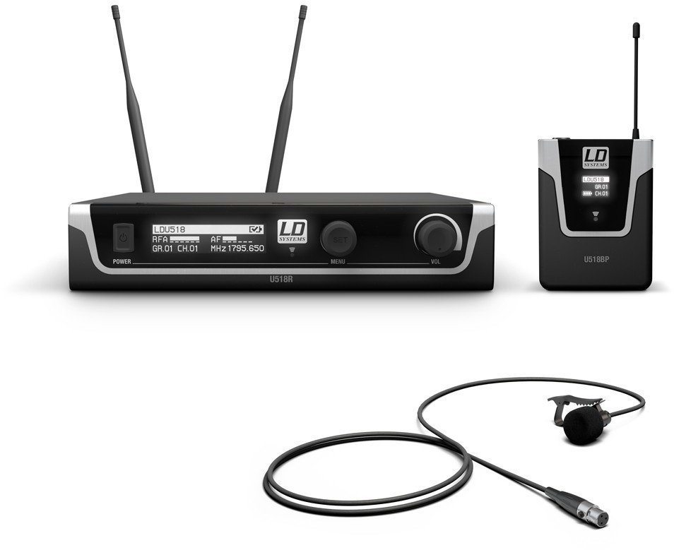 Set Microfoni Wireless Lavalier LD Systems U518 BPL