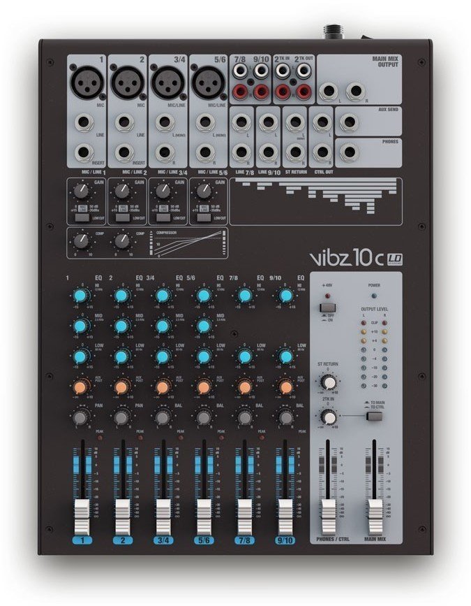 Table de mixage analogique LD Systems VIBZ 10 C