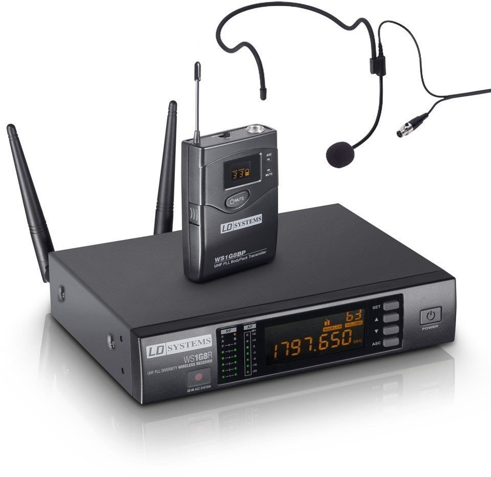 Set Microfoni Wireless ad Archetto LD Systems WS 1G8 BPH