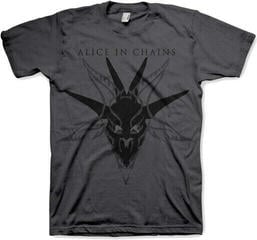 T-Shirt Alice In Chains Black Skull Charcoal Grey S T-Shirt