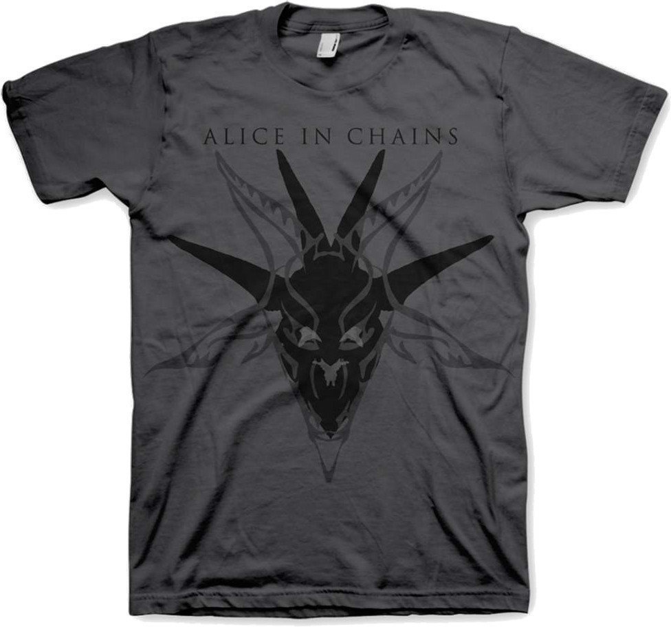 Shirt Alice in Chains Shirt Black Skull Charcoal XL