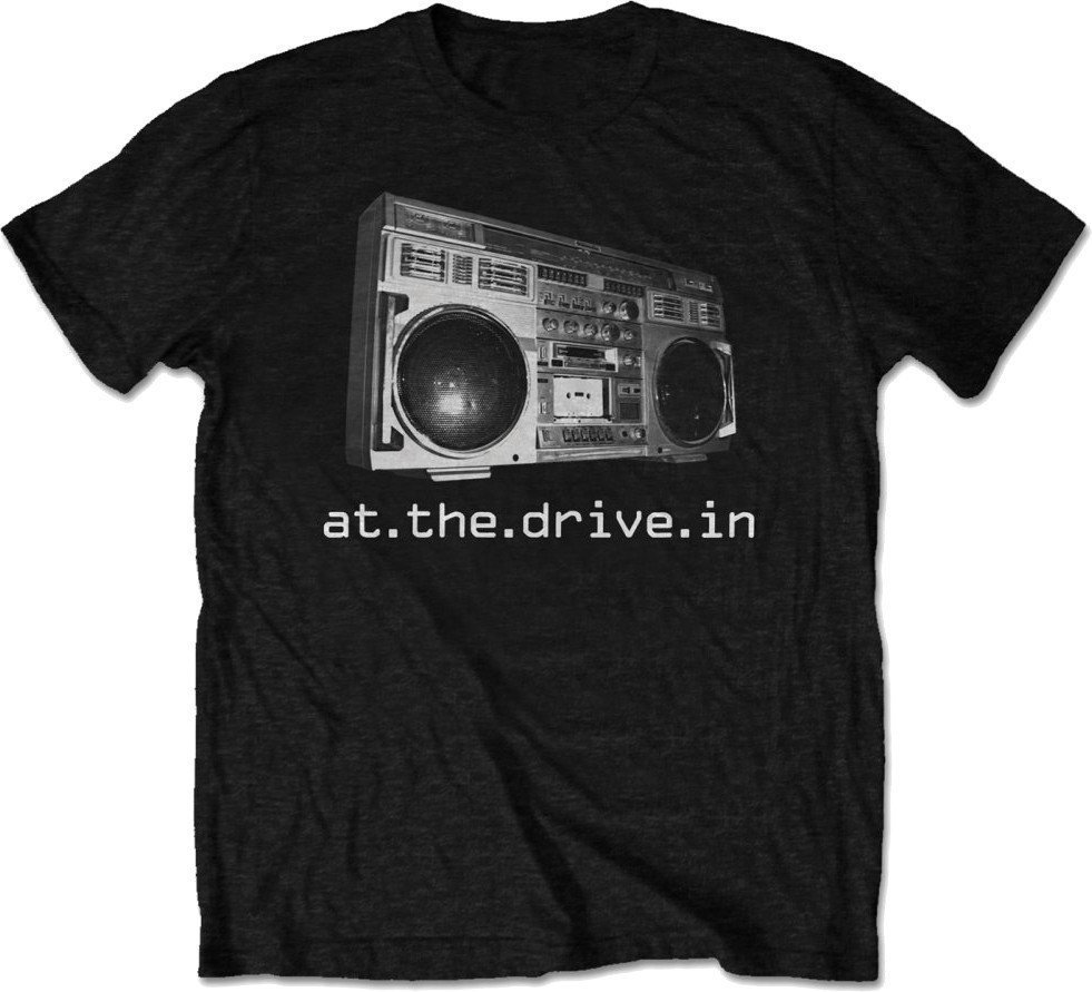 Skjorte At The Drive-In Boombox Mens Blk T Shirt: XL