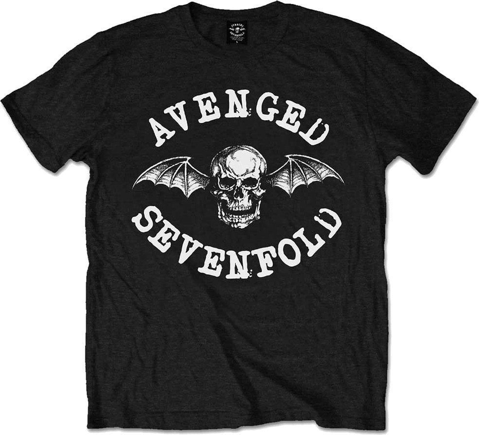 Tričko Avenged Sevenfold Tričko Classic Deathbat Pánské Black L