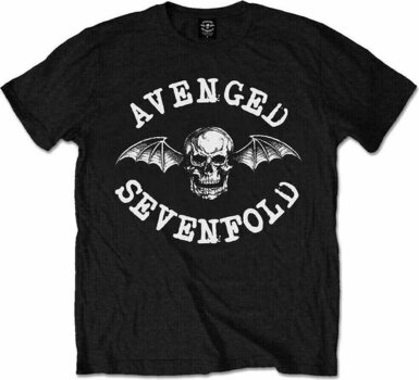 Shirt Avenged Sevenfold Shirt Classic Deathbat Heren Black XL - 1