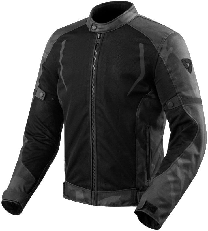 Textile Jacket Rev'it! Torque Black/Grey 3XL Textile Jacket