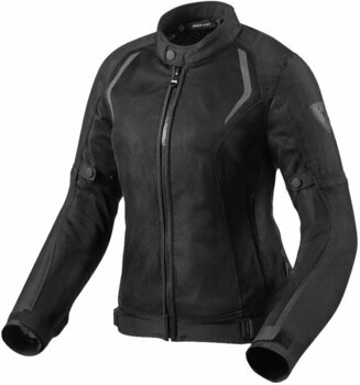 Tekstilna jakna Rev'it! Torque Ladies Black 42 Tekstilna jakna - 1