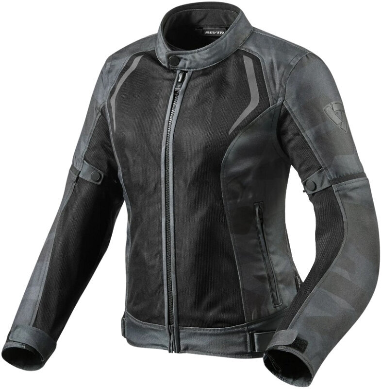 Textile Jacket Rev'it! Torque Ladies Black/Grey 36 Textile Jacket