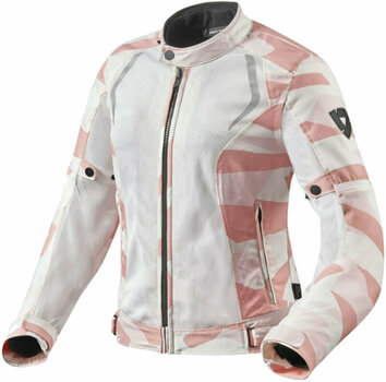 Textile Jacket Rev'it! Torque Ladies Camo Pink 36 Textile Jacket - 1