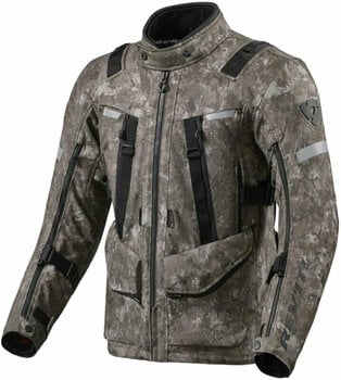 Textile Jacket Rev'it! Sand 4 H2O Camo Brown M Textile Jacket - 1