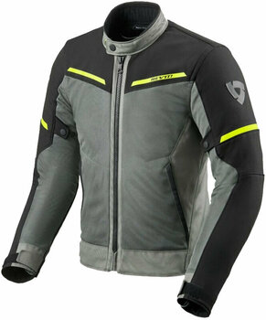 Textile Jacket Rev'it! Airwave 3 Grey/Black XL Textile Jacket - 1