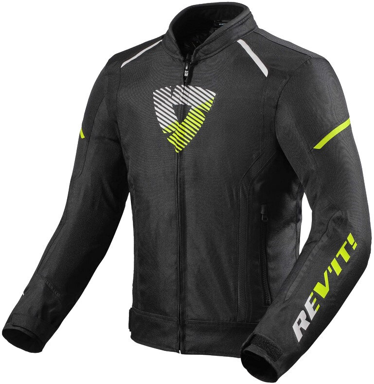 Rev'it! Sprint H2O Black/Neon Yellow M Textildzseki