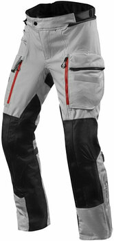 Textile Pants Rev'it! Sand 4 H2O Silver/Black XL Short Textile Pants - 1