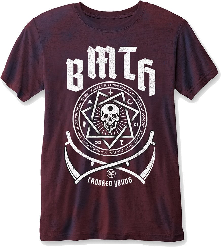 Риза Bring Me The Horizon Риза Crooked Young Мъжки Burnout Navy/Red XL