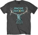 Imagine Dragons Tričko Elk In Stars Pánské Charcoal L