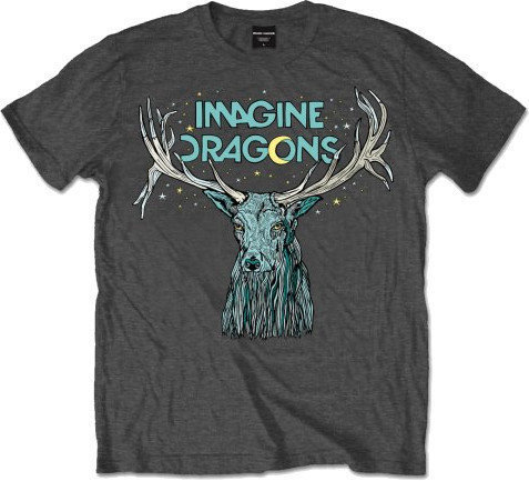 Skjorte Imagine Dragons Skjorte Elk In Stars Charcoal XL
