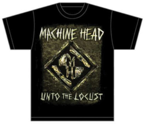 T-Shirt Machine Head Locust Diamond Tonefield Mens T Shirt: M