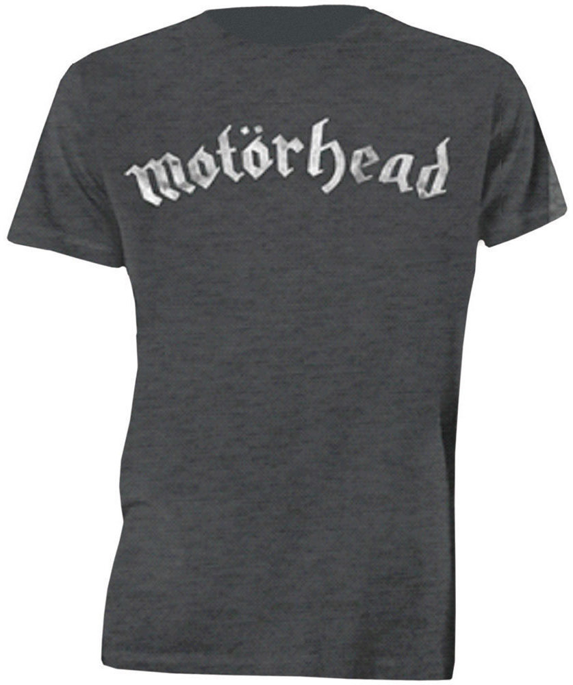 Shirt Motörhead Shirt Distressed Logo Charcoal L