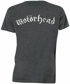 T-Shirt Motörhead T-Shirt Distressed Logo Charcoal L - 1