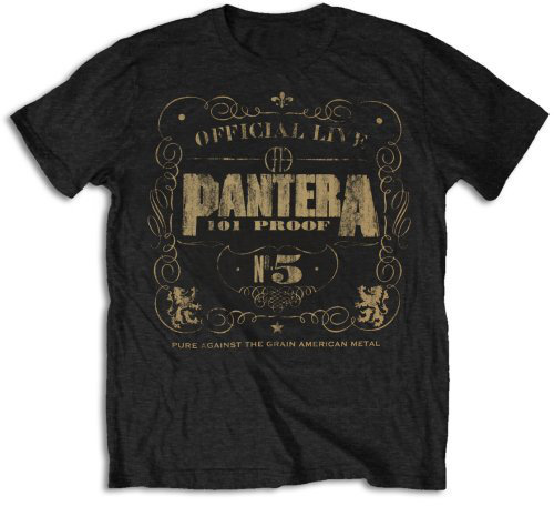 Camiseta de manga corta Pantera Camiseta de manga corta 101 Proof Grey L